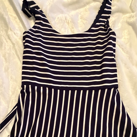 The Loft Navy Striped Sleeveless Dress - Picture 5 of 8